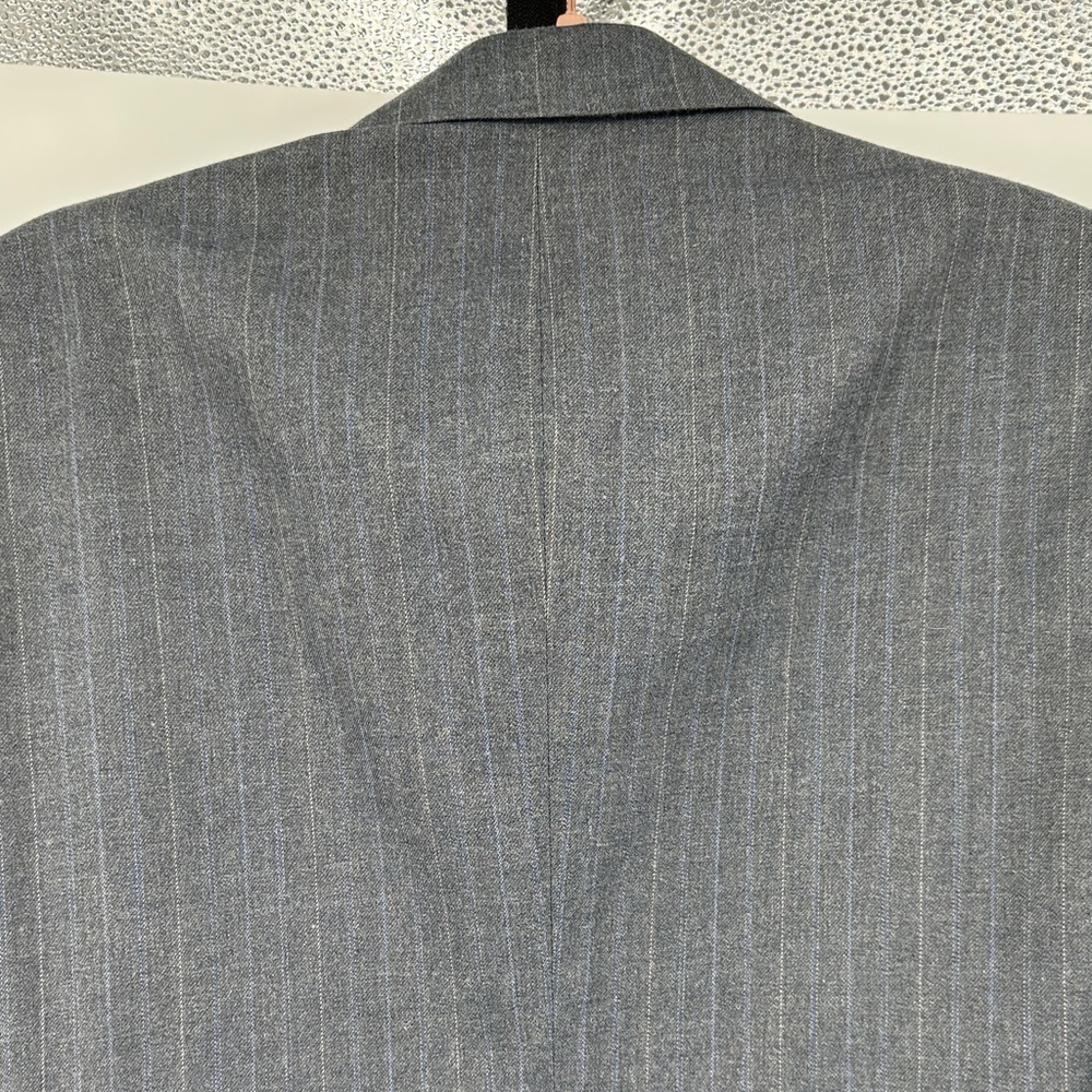 Hart Schaffner Marx VTG Old Money Academia Business ClassicCharcoal Blazer Sz40L - Picture 11 of 14